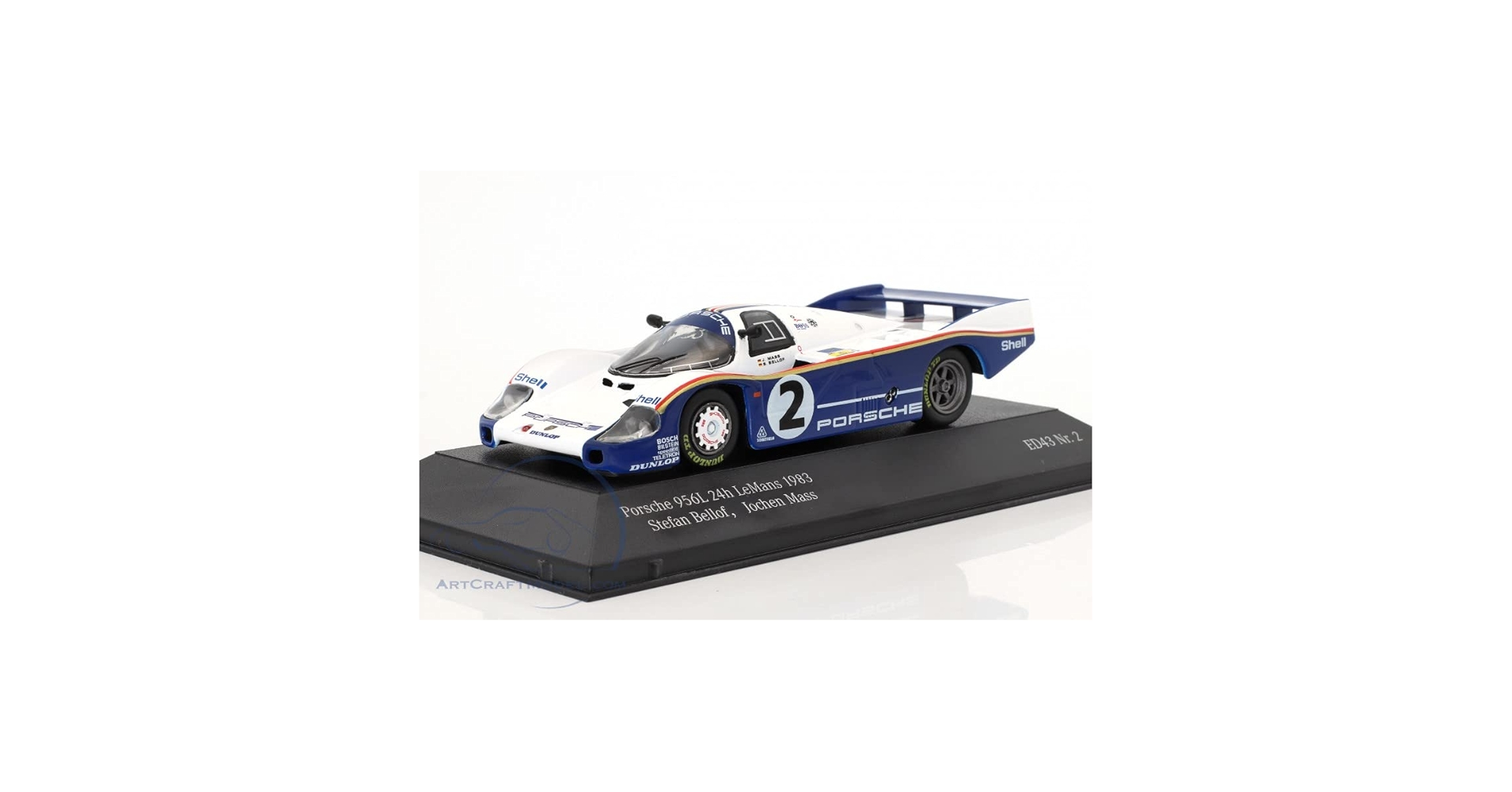 ポルシェ　ルマンヒストリー　ミニカー Amazon | Minichamps 1/43 ポルシェ956 キャノン ルマン1985