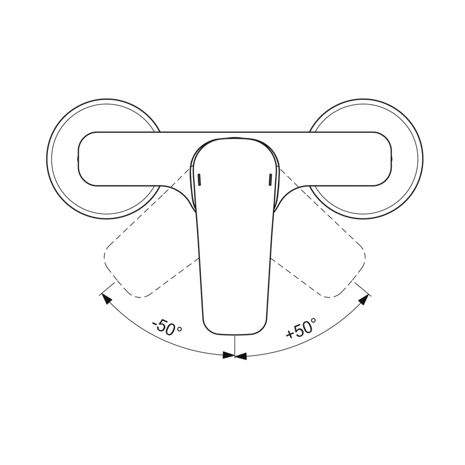 Ideal Standard - Monomando Ducha Ext Ceraplan Iii (B0716AA)