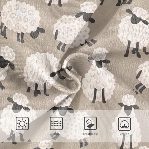 Little Girl Underwear Toddler Panties Kids Undies Cute Sheep Soft Cotton Briefs 2T-8Y3