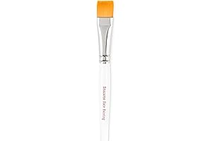 Snazaroo Professional Face Paint Brush, Large Flat, White - Precision Painting for...