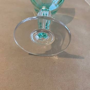 ウランガラス 幻想的なウランゲラスのリキュールグラスセット