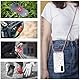 Yoedge Handyband Handyhülle für Samsung Galaxy A36 5G 6,64 Hülle mit Band, Durchsichtig Aesthetic Muster Blumen Case mit Kordel zum Umhängen, Weiche Silikon TPU +PC Stoßfest Cover für Samsung A36, 05