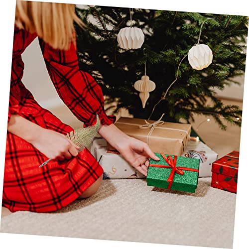 12 Navidad Brillantes Simuladas OUNONA para Decoración de Árboles y Fiestas 8