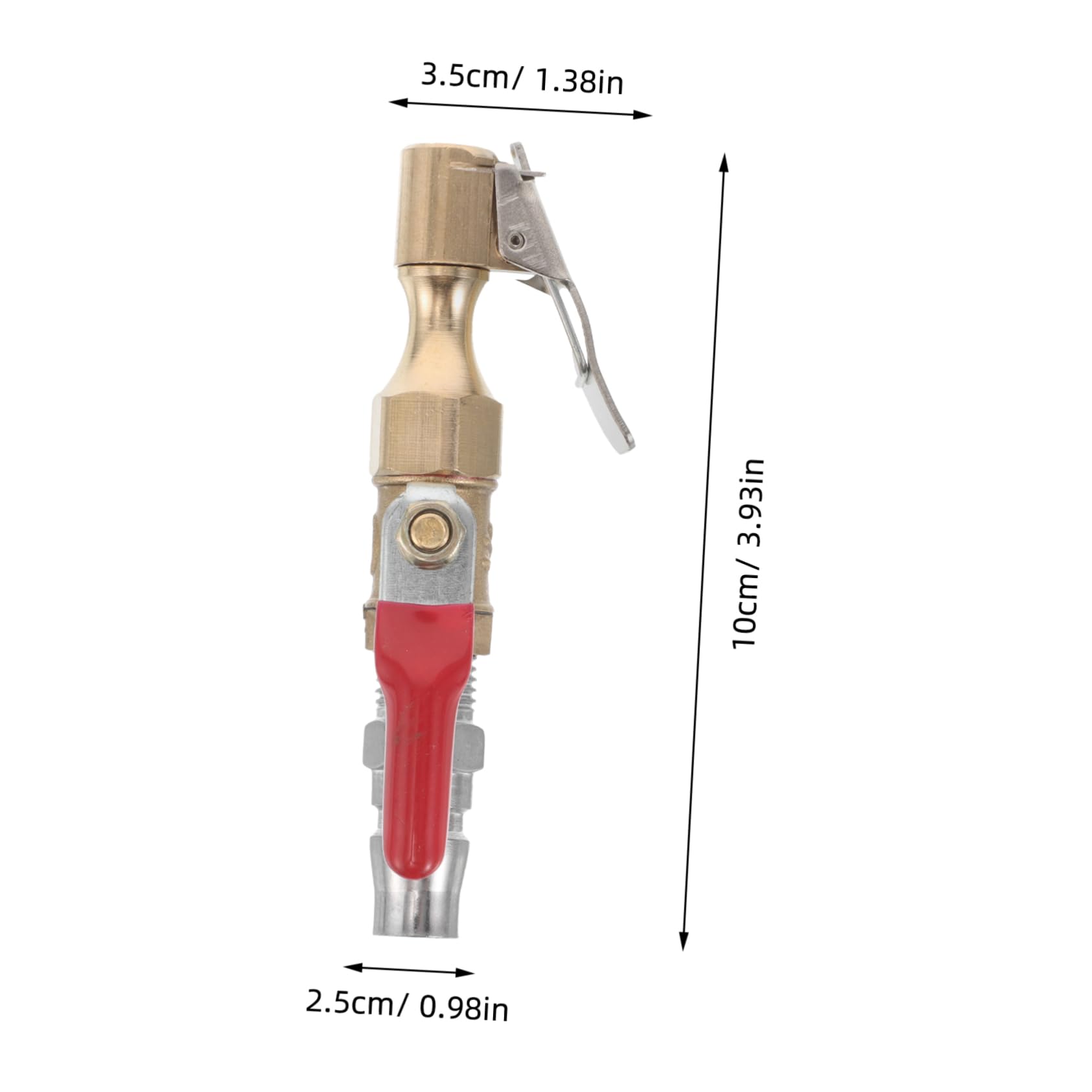 SOESFOUFU Quick Inflation Switch for Car Air Compressor Metal Tire Chuck Locking Air Chuck Tire Inflator Efficient Tire Maintenance