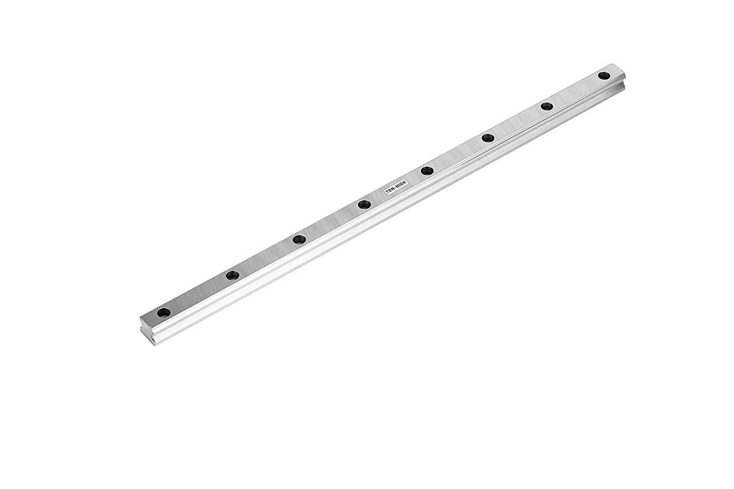 TEN-HIGH MGN9 Rail linéaire miniature 1150 mm,2 rail de guidage linéaire + 2 Bloc Coulissant MGN9H(Curseur allongé),glissière largeur 9mm,pour les petits dispositifs de mouvement linéaire
