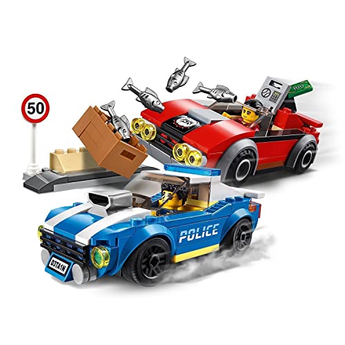 LEGO-60242-City-Politiearrest-op-de-Snelweg-Bouwset-met-Politie-Speelgoed-Auto-en-Poppetjes-voor-Kinderen-van-5-Jaar-en-Ouder