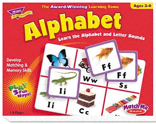 Trend Enterprises Alphabet Match Me Puzzle Game, Ages 4-7