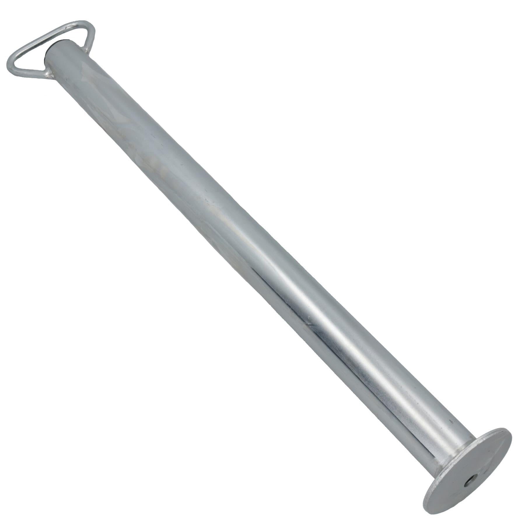AB Tools Soporte estabilizador de caída de 48 mm x 700 mm para remolque y caravana con abrazadera, 2 unidades
