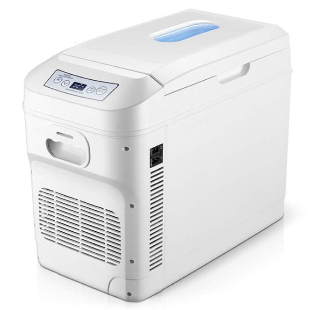 Frigoriferi Auto Per Viaggi Picnic, 28L Frigoriferi Portatile Elettrico, 12V / 24 V Dc / 220-240V Mini Frigo Auto All'Aperto Campeggio, Frigo Freezer Elettrico For Camion, Viaggi, Campeggio