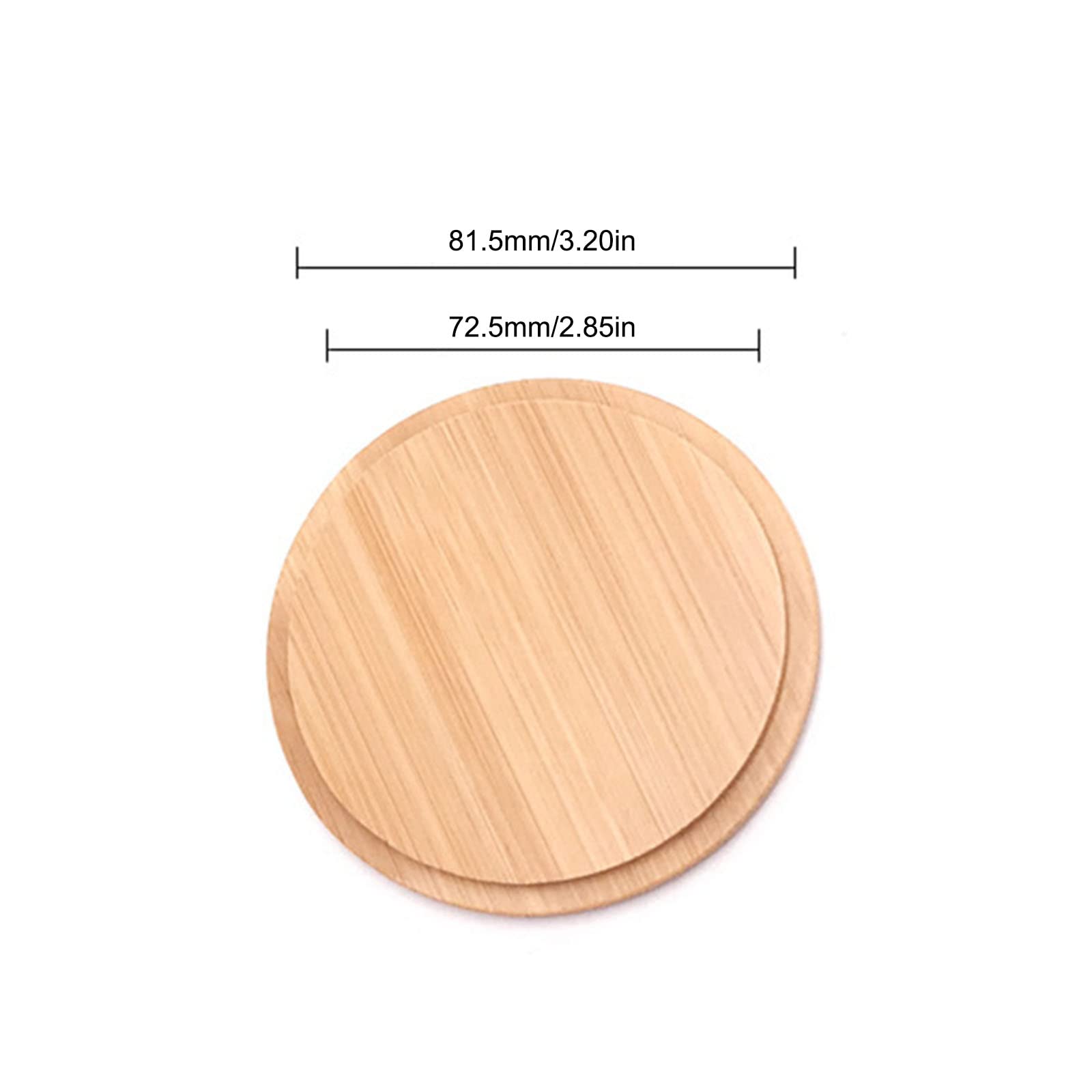 Coperchi In Bambù Per Tazze | 4 Pezzi | Con O Senza Foro Per Cucchiaio | Decorativi E Pratici - Foto 6