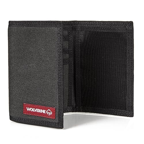 Wolverine Men's Bifold Wallet | RFID Protection | ID Window | Card Slots | Bill Pocket | Durable | Leather | Canvas4