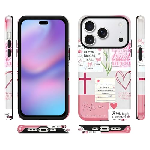 Coque chrétienne iPhone 17 Pro cadeau idéal pour filles et femmes