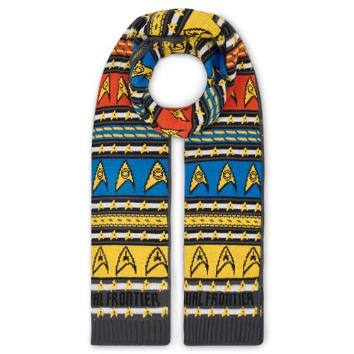 Star Trek Bufanda - Bufanda con insignias de la serie original -