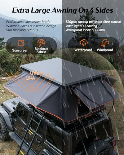 Joyinrute Winter Insulation Rooftop Tent