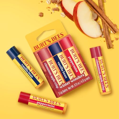 Burt's Bees Winter Wonders Lip Balm Set, Natural Origin Lip Care, 3 Tubes, 0.15 oz. - image 6