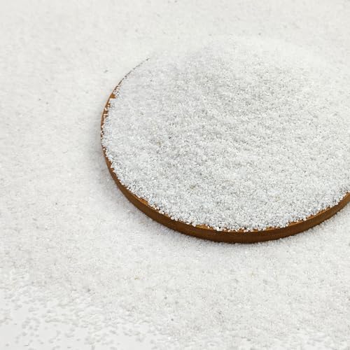 FANTIAN 5 lbs Aquarium White Sand, 0.8-2 mm Mini Aquarium Gravel. Coarse Sand for Fish Tank...