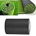 JULYKAI Nastro Sintetico in Erba, Nastro Adesivo in Erba Sintetica per tappeti in Erba autoadesiva, Fissaggio di Giunzione per addestramento Esterno di Cani per Decorazioni per Matrimoni(Black)