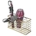 mDesign Farmhouse Metal Wire Bathroom Wall Mount Hair Care & Styling Tool Organizer Storage Basket for Hair Dryer, Flat Iron, Curling Wand, Hair Straightener, Brushes - Holds Hot Tools - Soft Brass
