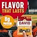DAVID Roasted and Salted Spicy Queso Jumbo Sunflower Seeds, Keto Friendly, 5.25 oz, 12 Pack