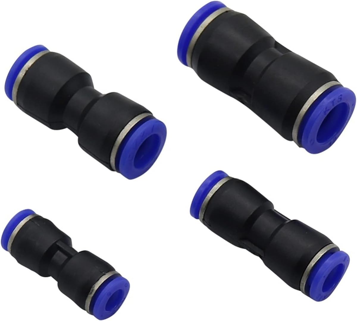 Kitchen Garden Hose Slide Lock Straight Connector Garden Mist Cooling System Accessories 6/8/10/12Mm Od Hose Pneumatic Connector Elbow 5 Pieces/Green