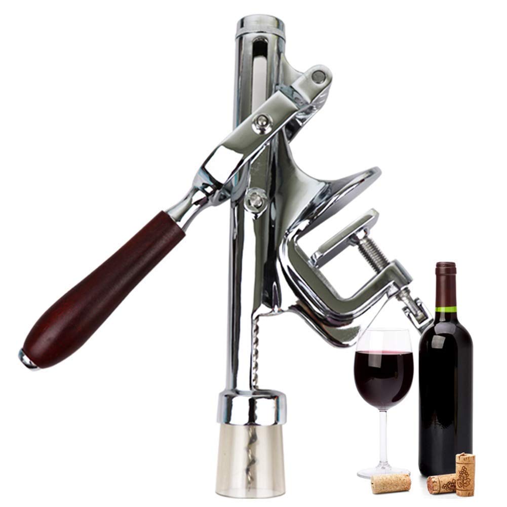 Tire-bouchon bouteille de bureau fixe MU avec décapsuleurs et ouvre bouteille de vin