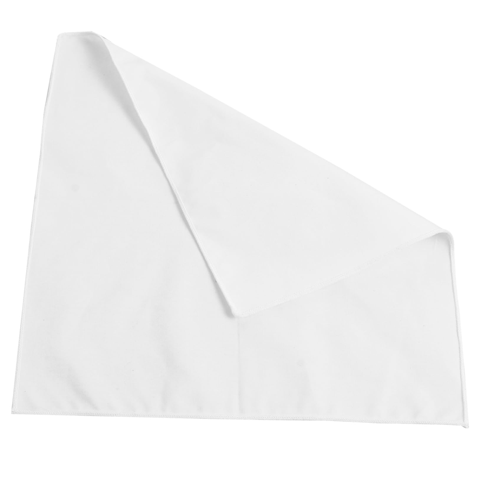 TOVINANNA Elegant Pocket Square Men's Cotton Handkerchief Tan Pocket Square Plain White Bandana