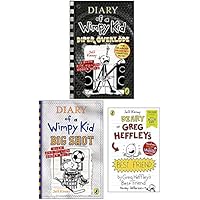 Diary of a Wimpy Kid Collection 3 Books Set By Jeff Kinney