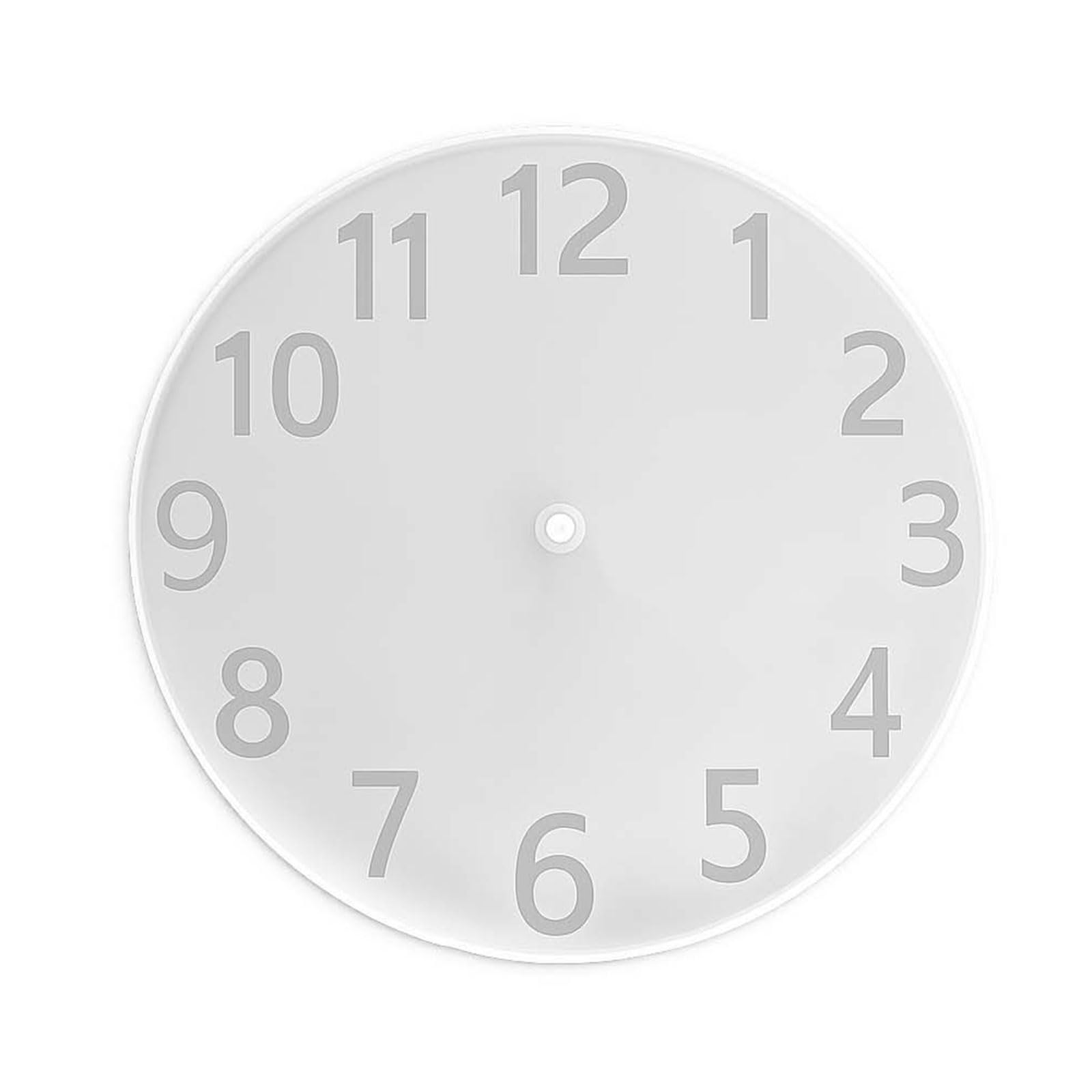 SXRQ Round Clock Silicone Molds Temperature Resistant Food Safe Silicone for Making Wall/Desk Clock Resin Art Large Face Cast
