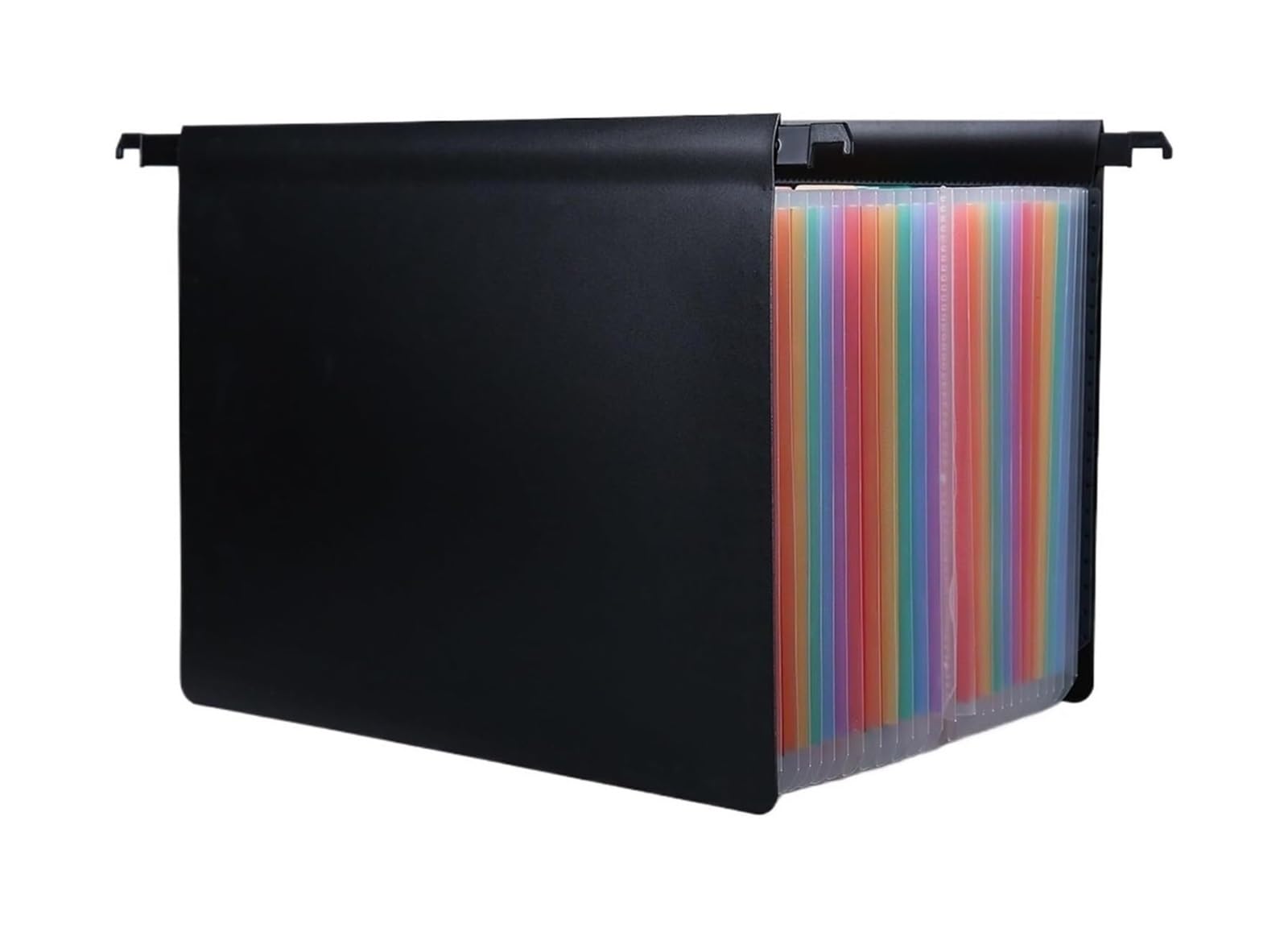 Carpeta de órganos A4, divisores archivos expandibles | Billetera para oficina, viaje de negocios a casa(Rainbow 25Layers)