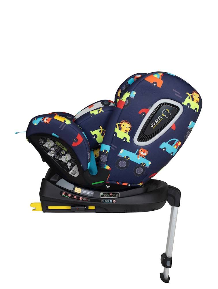 All in All in All Rotate i-Size fotelik samochodowy od urodzenia 0-12 lat, ISOFIX, ERF, silnik antyucieczkowy Kidz