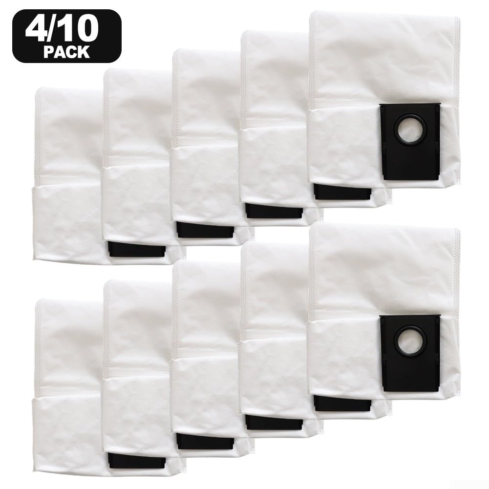 Sacchetti Aspirapolvere Per Eureka J15 EVO Ultra E Midea V16 – Confezione Da 10, Filtro Anti Polvere Fino Al 99,97% Per Stazione Base