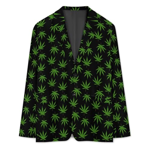 Men's Casual Blazer Two Button Sport Coat Slim Fit Holly Berries Suit Blazer Jacket3