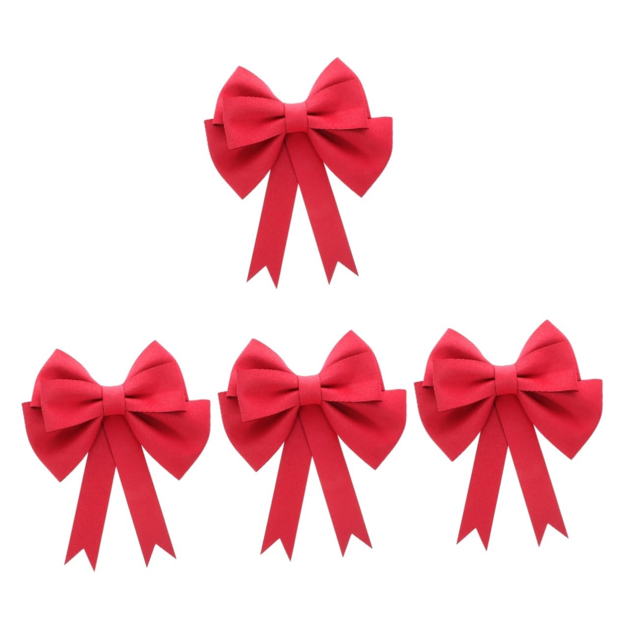 Zerodeko 8stücke Große Hochzeits-Schleifen-Dekoration Für Weihnachten Und Feierlichkeiten Für Und Türschmuck Weinrot Handgefertigt Und Vielseitig Einsetzbar