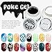 A’DOR BEAUTY Poke Gel Nail Polish Set – 10 Colors Lace & Blooming Painting Kit with Base Formula, Nail Art Brush & Wooden Stick, 3D Texture Effect for DIY Letters, Waves, Designs – UV LED Soak-Off