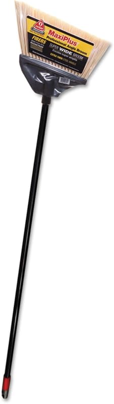 91351CT Maxi-Angler Broom Polystyrene Bristles 51-Inch Handle Black 4/Carton
