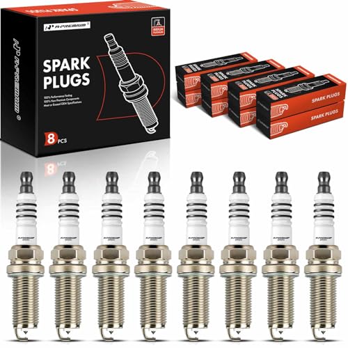 A-Premium Iridium Platinum Spark Plugs Compatible with Mercedes-Benz CL550, CLK550, CLS550, E550, GL450, GL550, G550, ML550, S450, S550, SL550, R550, 4.7L 5.5L, Pack of 8