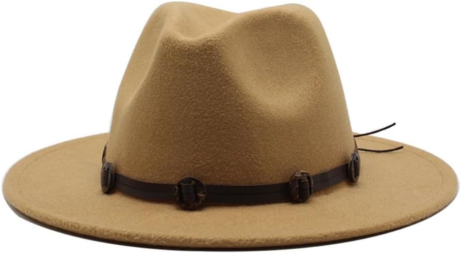 Wide Brim Fedora Hat, Hot Pink, Western Style with Brown Leather Band