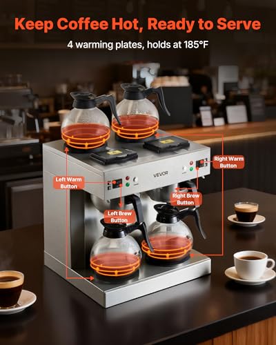 VEVOR 24-Cup Dual-Head Brewer