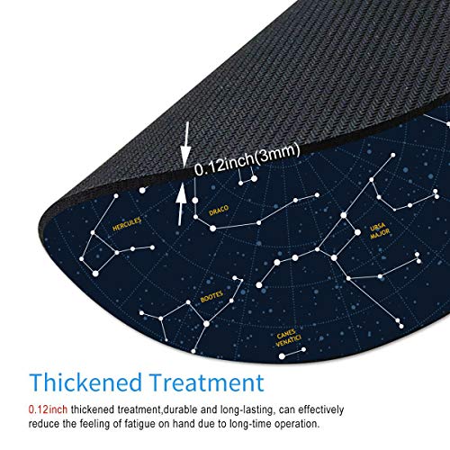 Smooffly Sky Map Round Mouse pad, Constellations Circular Mousepad for Computers - Thumbnail 4