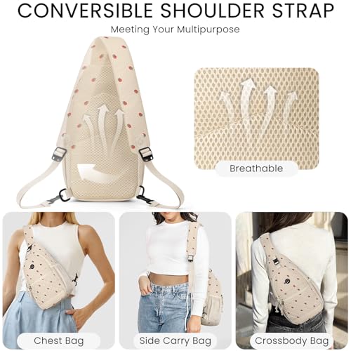 Image of Vankor Small Crossbody Purses Bags for Women Men Travel, Chest Sling Bag Women Casual Cross Body Bag for Woman Sling Backpack