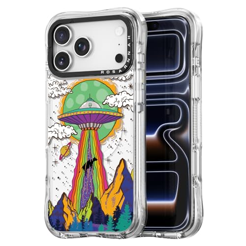 Coque iPhone Pro Max protection 6m de qualité militaire Rosarnnah motif OVNI fun
