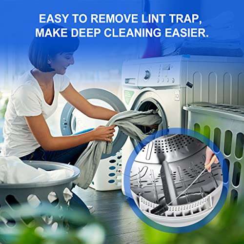 Lanmu Dryer Vent Cleaner Kit Compatible With Shark Model Nv350, Nv351, Nv352, Nv356, Nv356E, Nv357 Vacuum Cleaner, Flexible Vacuum Attachment Lint Brush Extension Hose Adapter Duct Cleaning Tool #TOP5