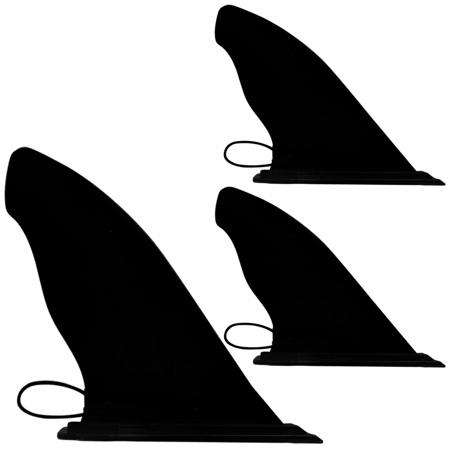 niphean Paddle Board Fin 4"/9"/15" Replacement-Easy Slide-in, StabilTrac Fin Replacement for Stand-up Paddle Boards, SUP Fin for Inflatable Paddle Boards