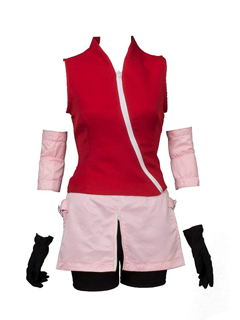 Buy CosplayLife Naruto Shippuden Sakura Haruno Cosplay Costume Online 