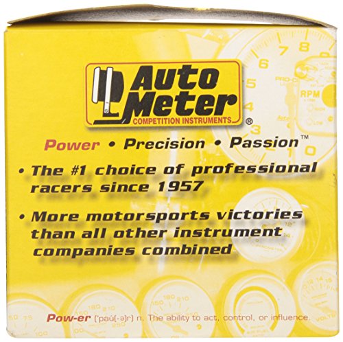 Auto Meter 2643 Z-Series Electric Fuel Level Gauge, 2 1/16" - Short Sweep/Electric #TOP3