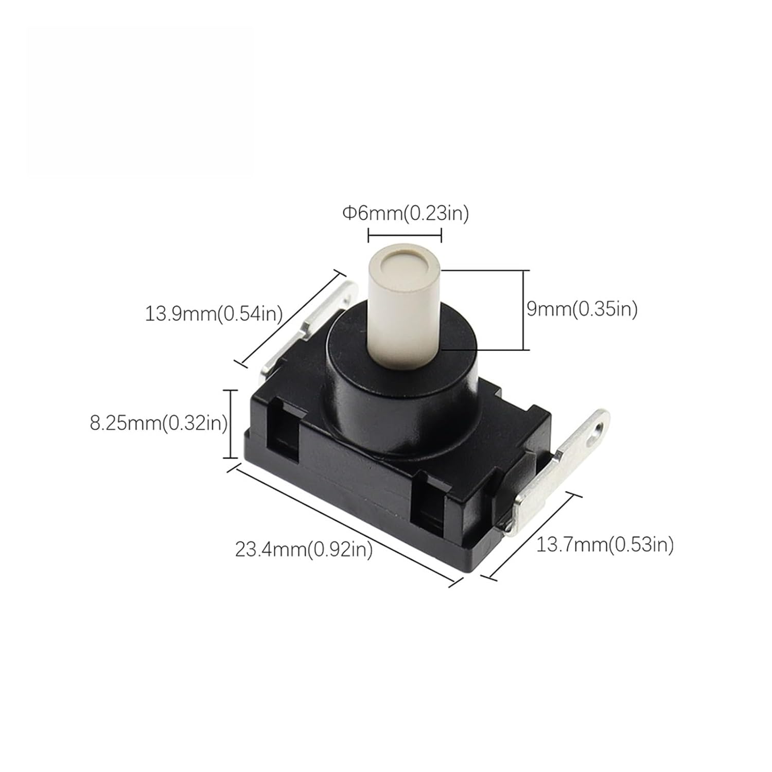 2個 16A 125V KAN-J4 プッシュボタンスイッチ