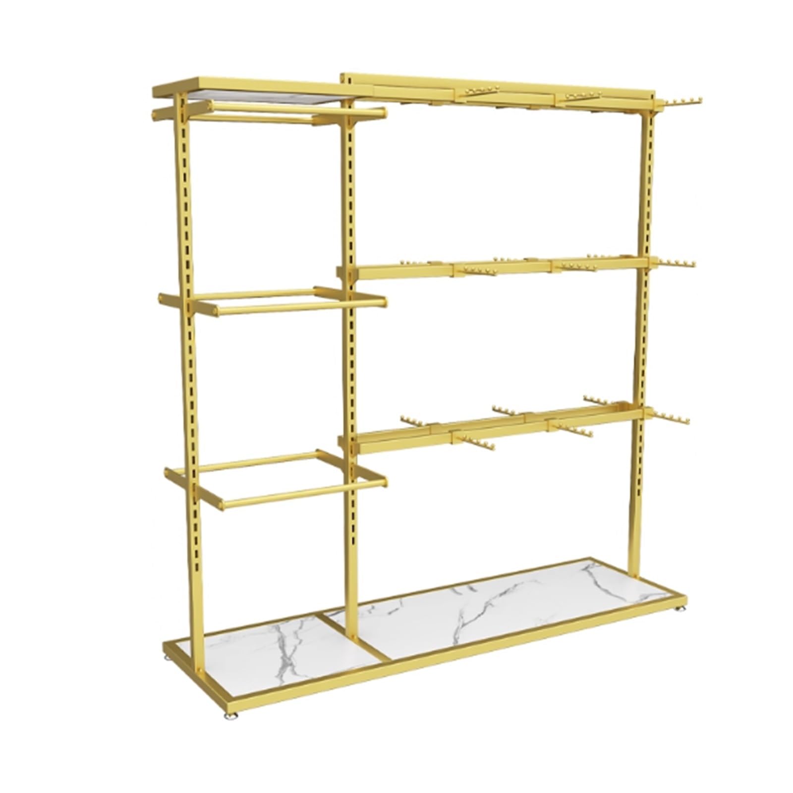 130 x 40 x 135 cm bielizna skarpetkowa stojak na biustonosz organizer na strój kąpielowy, metal, stojak ekspozycyjny na bieliznę handlową, wolnostojąca półka do przechowywania odzieży, na targi