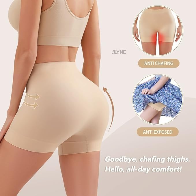 Image of ALYNE Seamless Shaping Boyshorts Panties for Women - Slip Shorts Under Dress with Control & Comfortable Under Shorts