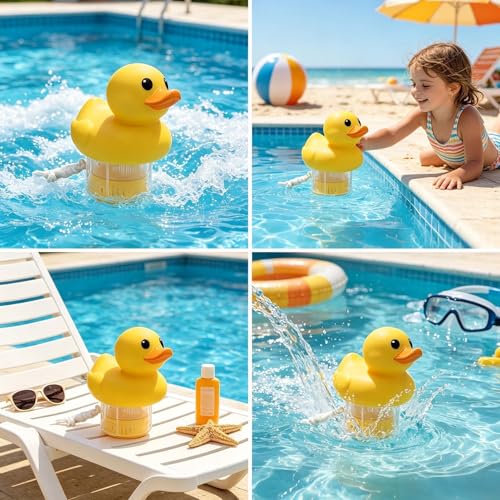 Distributeur de chlore mignon et robuste en plastique transparent durable - 5