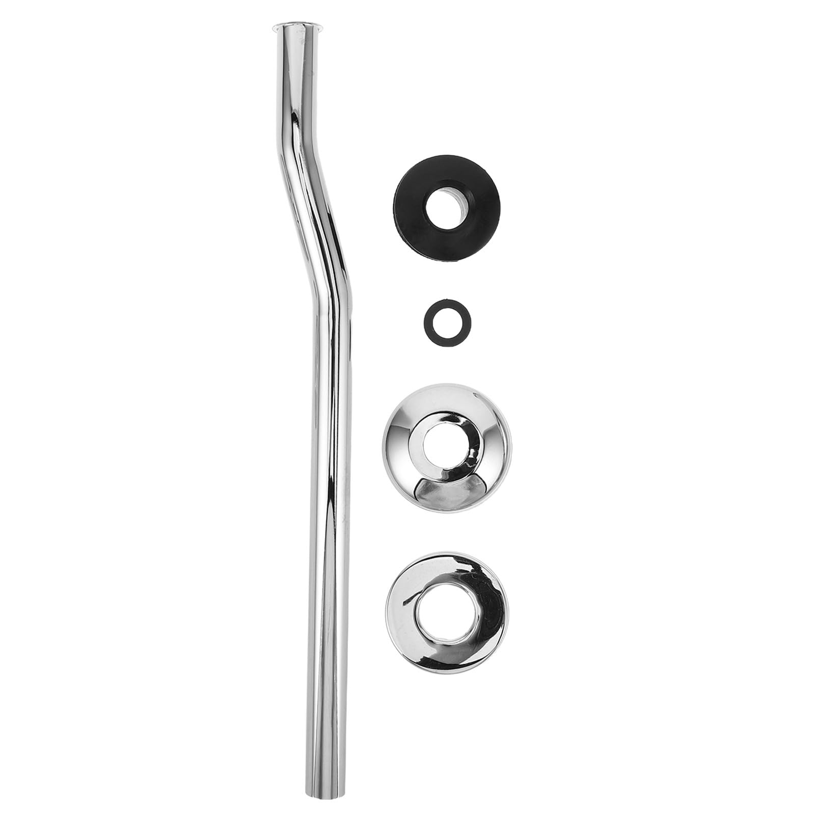 Gatuida Kit de descarga de urinario: tubo de entrada de acero inoxidable, repuesto universal de de urinario, junta antifugas para de pared de 30 cm.